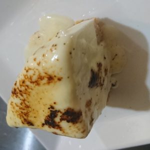 バニラレアチーズの炙りケーキ